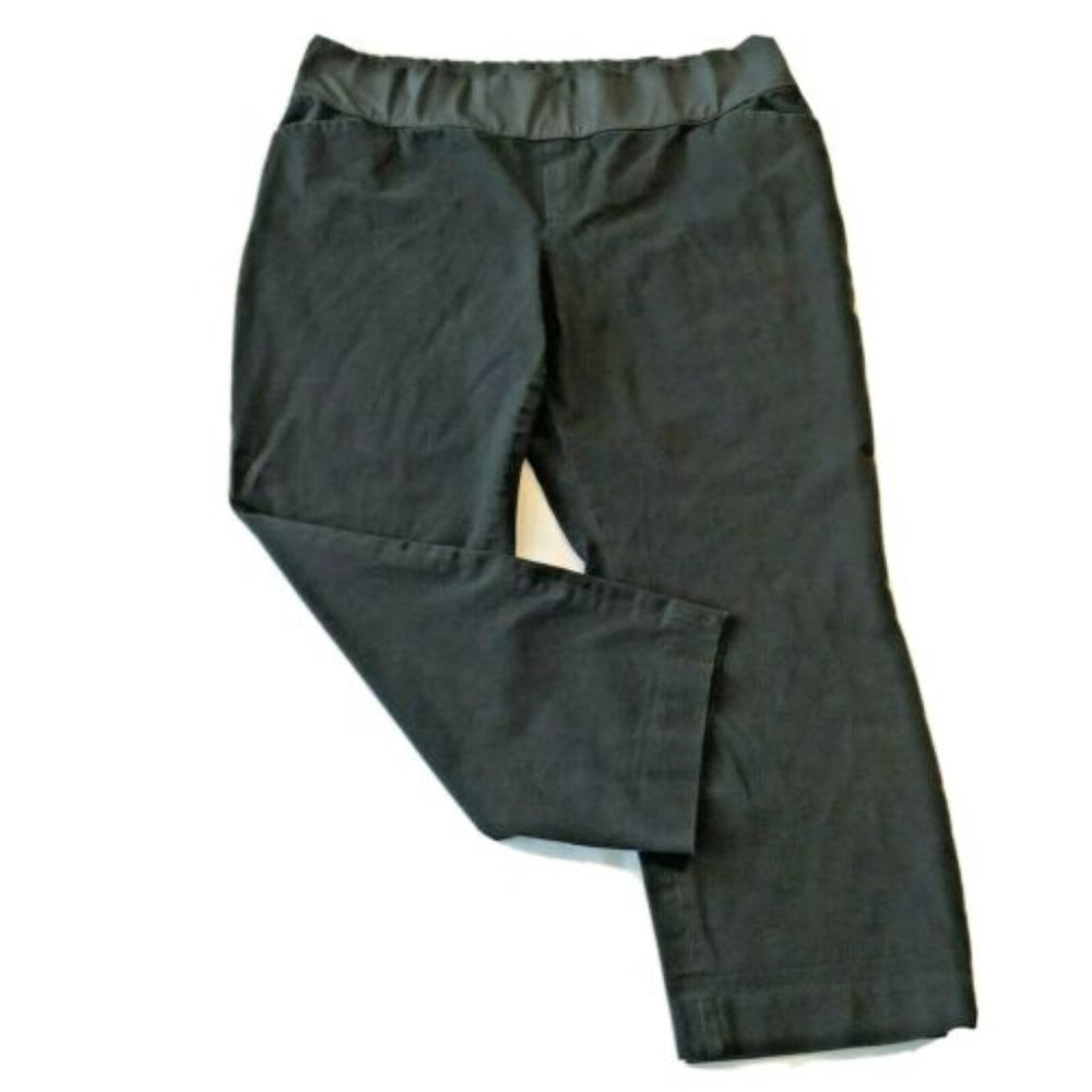 GAP Materinity black slim Cropped 6